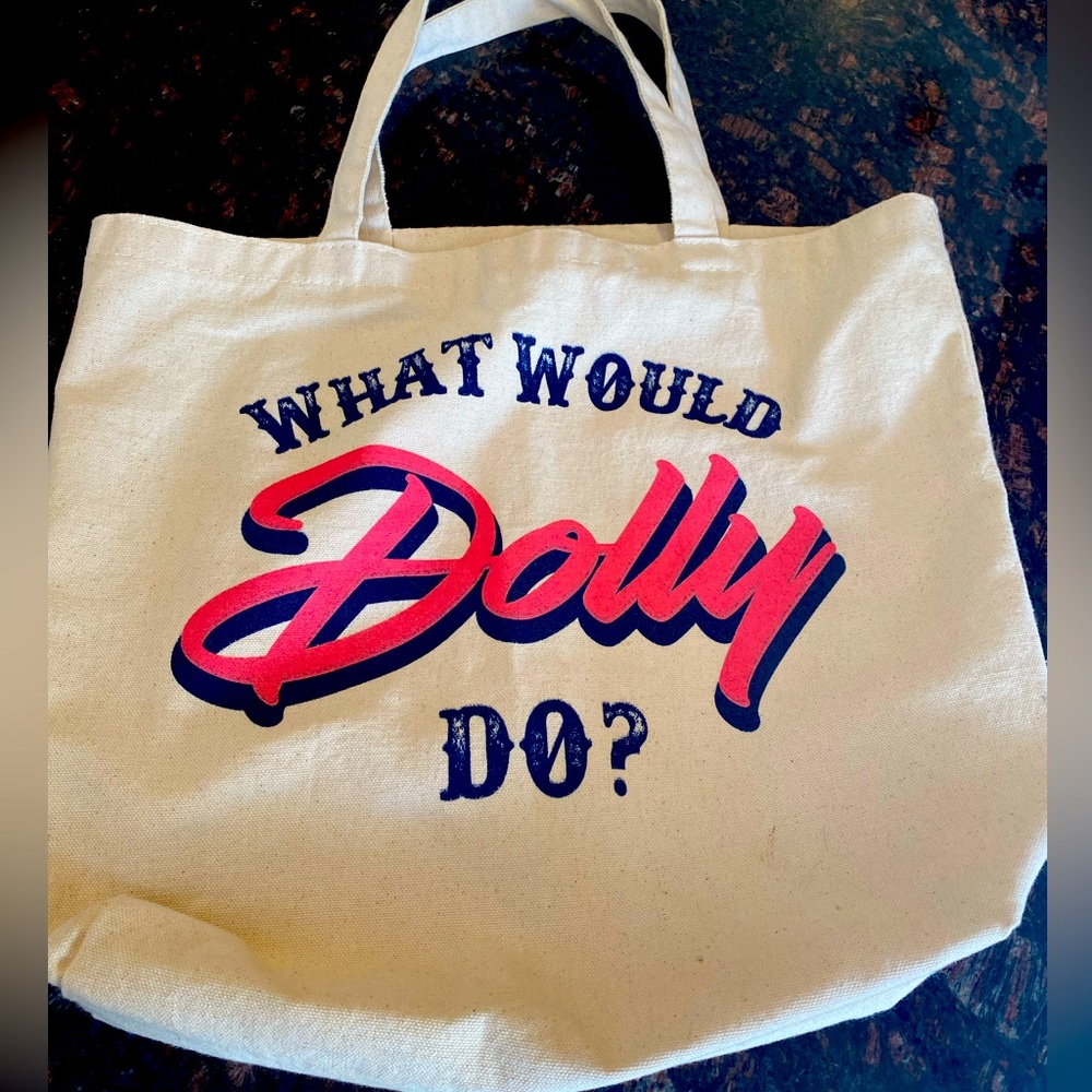 What Would Dolly Do? Draper James Canvas Tote Bag